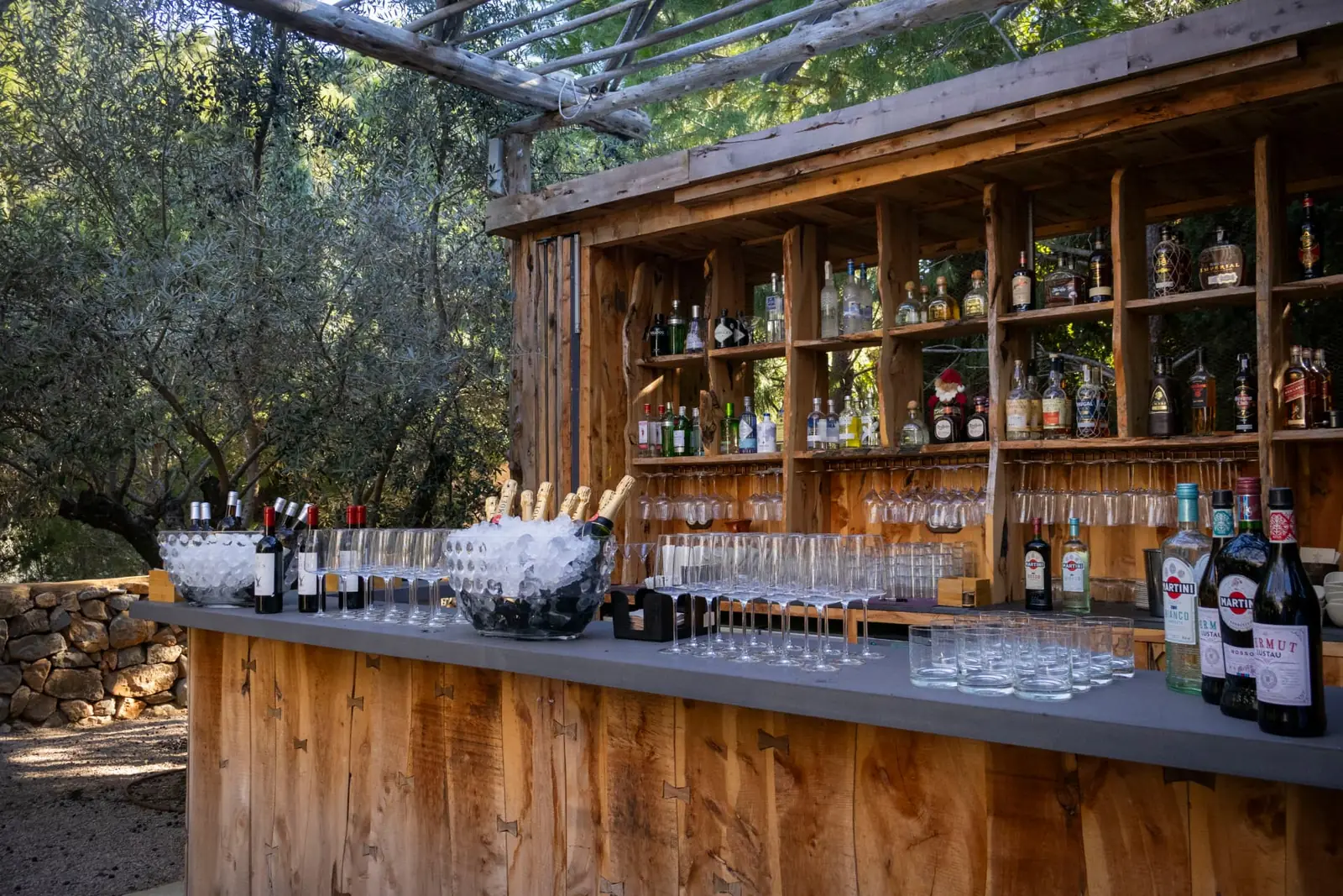 Espacio Barra de Coctelería de Masia Bellver